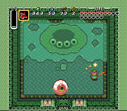 Link bekämpft Vitreous in der zweiten Phase